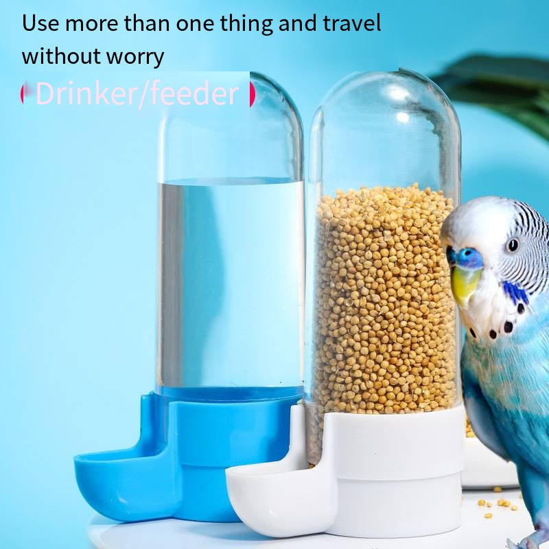 Bird Water Feeder for Cage – Bird Water Dispenser & Seed Feeder, 90 ml