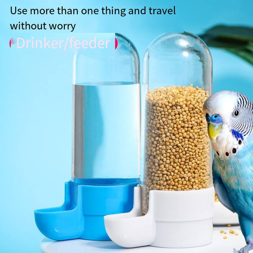 Bird Water Feeder for Cage – Bird Water Dispenser & Seed Feeder, 90 ml