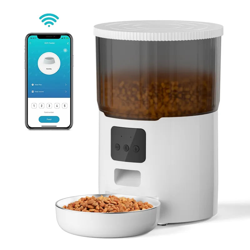 Automatic Smart Pet Feeder for Cats and Dogs