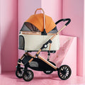 BNDC Medium Pet Stroller for Large Dogs, Foldable