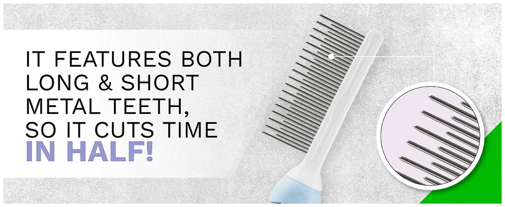 Pet Grooming Comb for Easy Fur Removal (Single Piece)