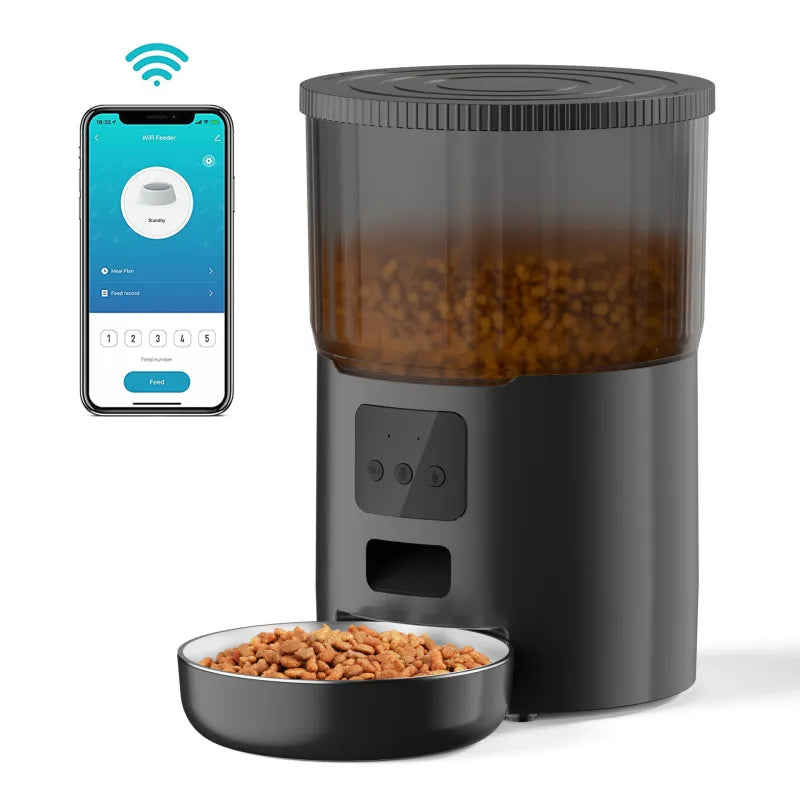 Automatic Smart Pet Feeder for Cats and Dogs