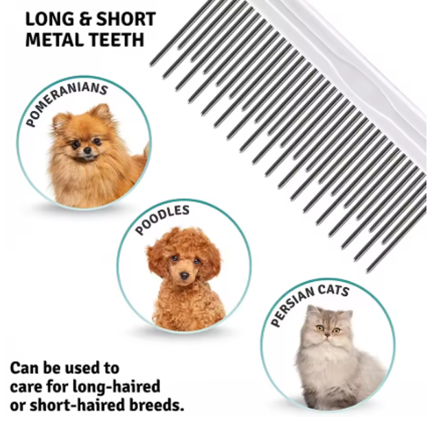 Pet Grooming Comb for Easy Fur Removal (Single Piece)