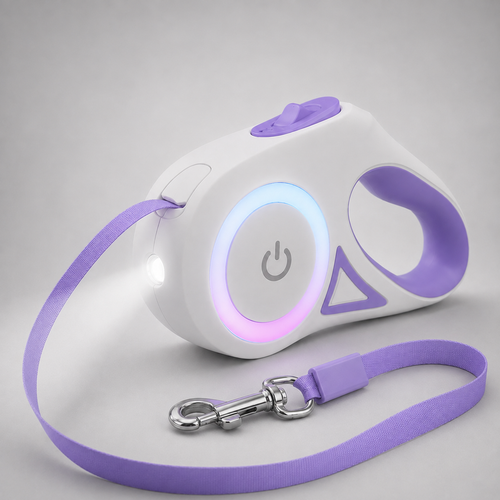 Automatic Retractable Dog Leash and Collar for Pets