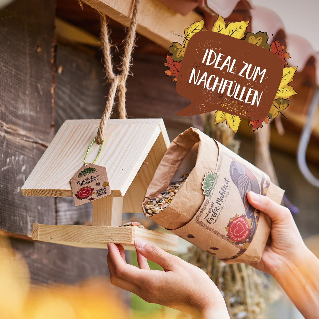 Die Stadtgärtner Bird Seed “Große Mahlzeit” – Wild Bird Food, 1 L