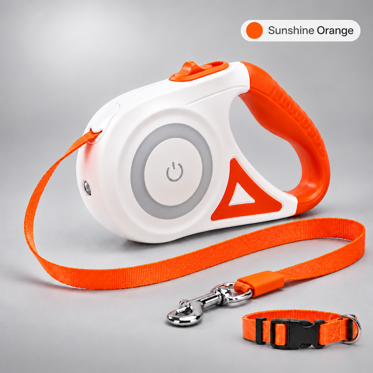 Retractable Dog Lead with LED Light – Extendable Dog Lead, 3 m or 5 m