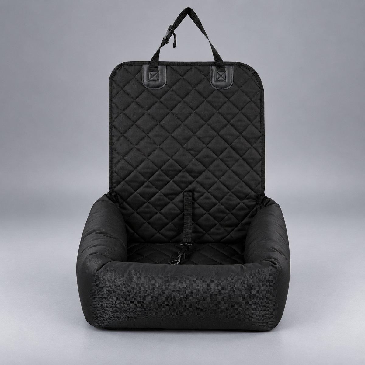 Dog Car Seat – Dog Car Bed with Thick Padding & Oxford Fabric Base