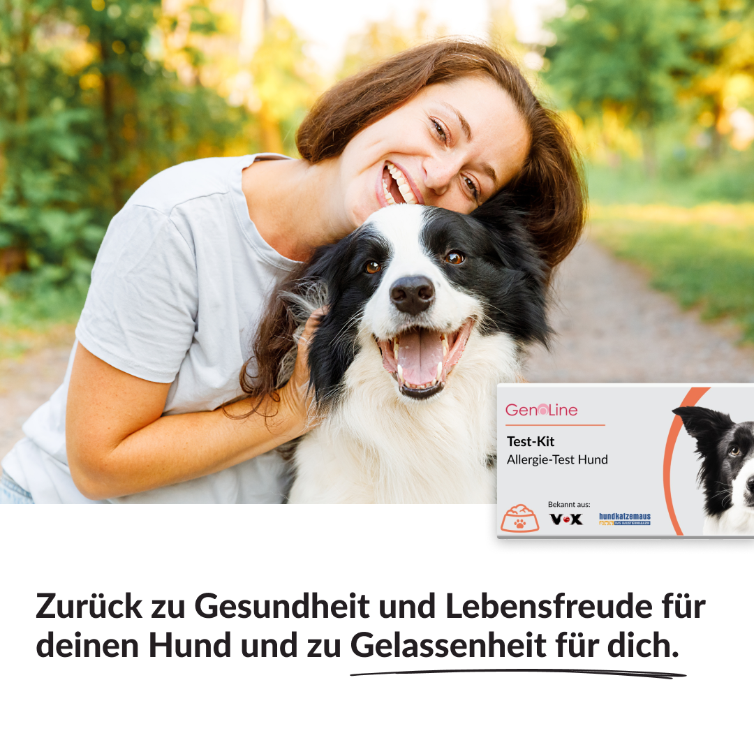 GenoLine Unverträglichkeitstest Hund – Futtermittel-Check per Speicheltest für Zuhause