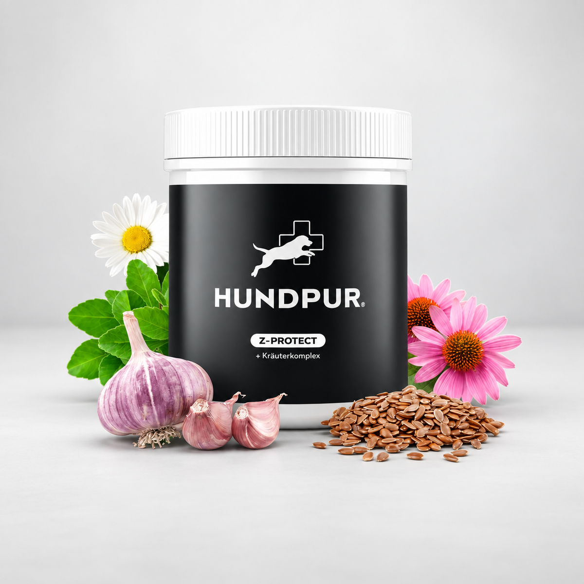 Hundpur® Z-Protect – Supplement with Herbs & Black Seed Oil for Dogs