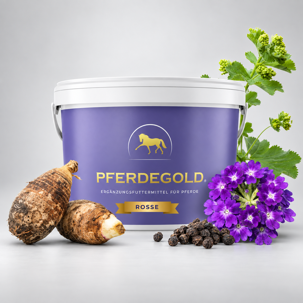 Pferdegold® Rosse – In-Season Mare Supplement with Herbs & Magnesium