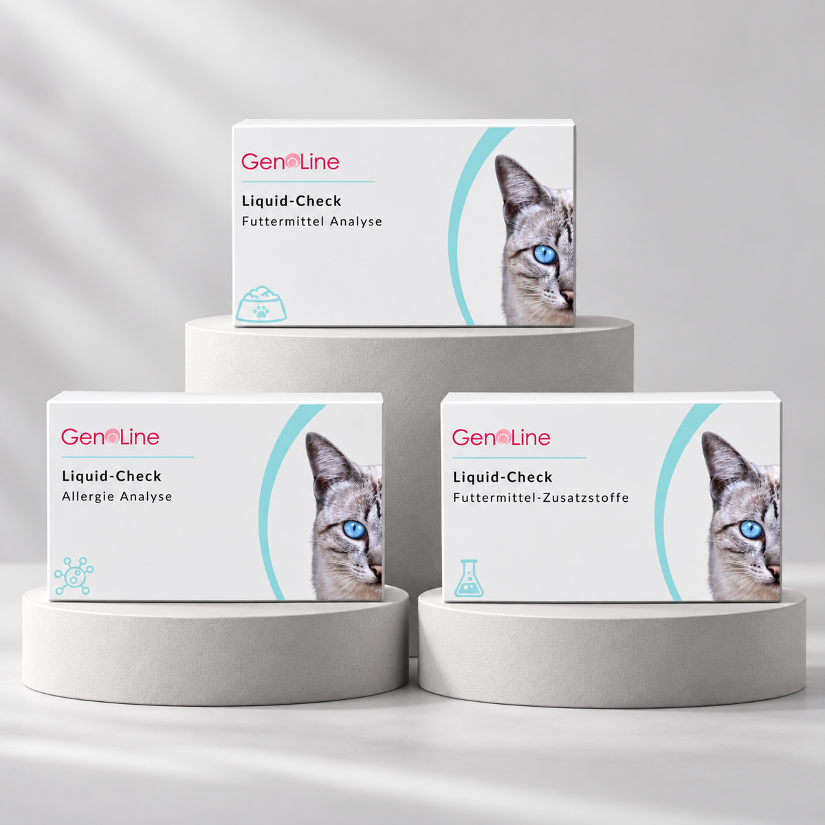 GenoLine Cat Food Intolerance Test – At-Home Saliva Sensitivity Kit