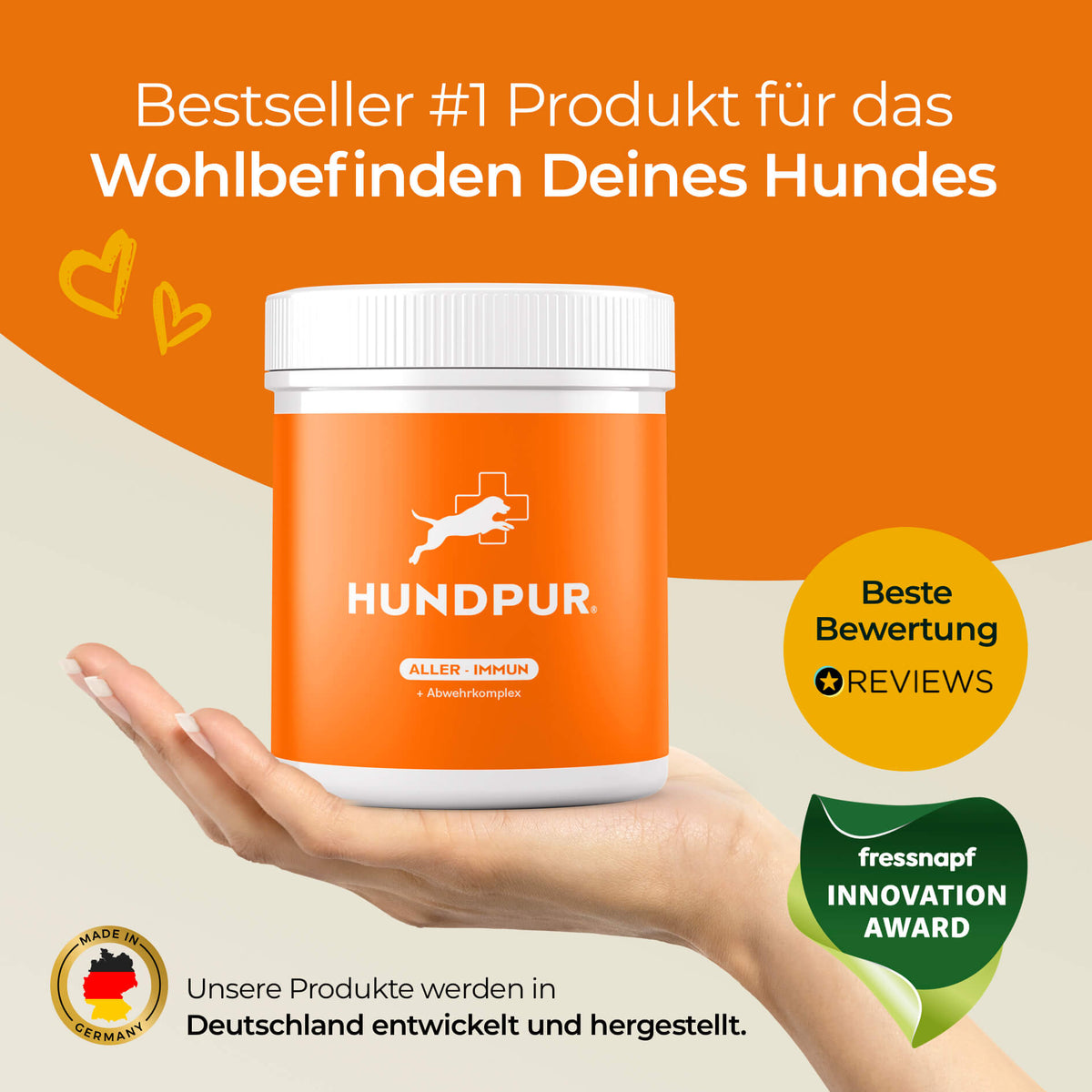 Hundpur® Aller-Immun – Immune Support for Dogs, with Defence Complex