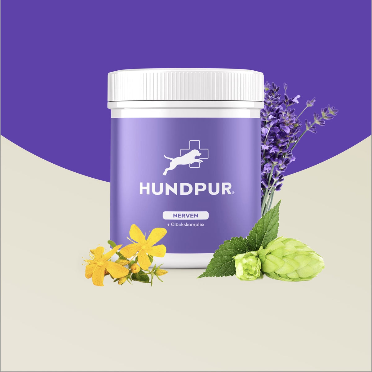 Hundpur® Nerven – Calming for Dogs under Stress, Magnesium & Herbs
