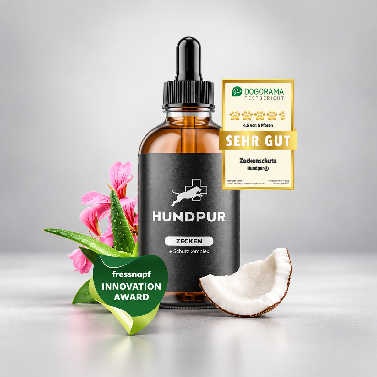 Hundpur® Tick Protection for Dogs – Tick Tincture, External Use, 50 ml