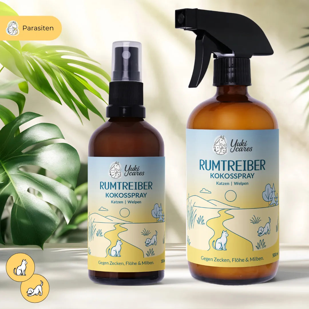 Yuki cares Rumtreiber – Coconut Oil Spray for Cats, No Essential Oils