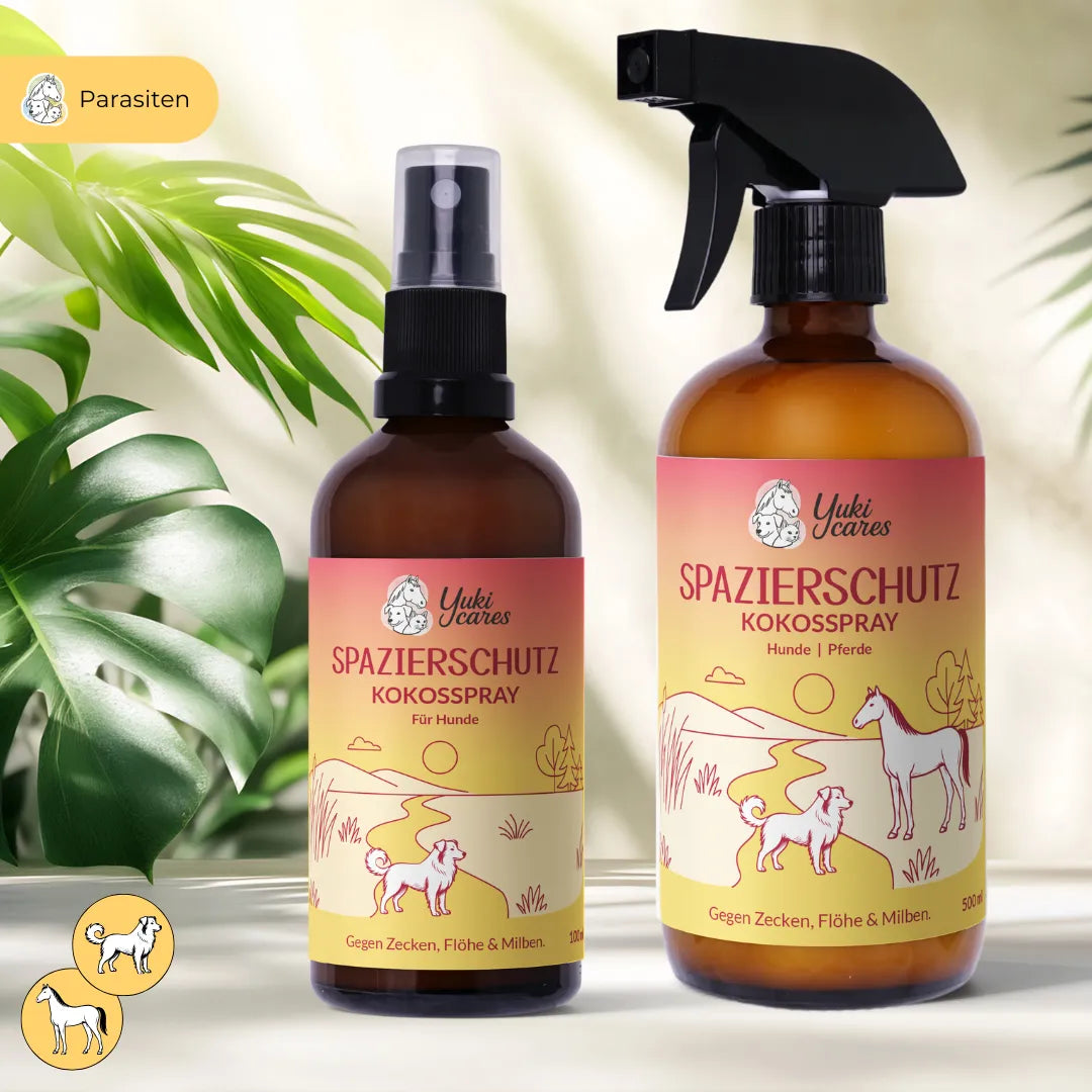 Yuki cares Spazierschutz – Coconut & Neem Oil Spray for Dogs & Horses