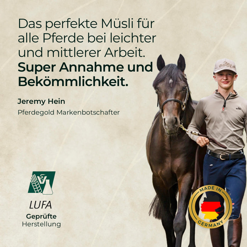 Pferdegold® Goldmüsli® Natur Pur – Pferdemüsli getreidefrei & faserreich