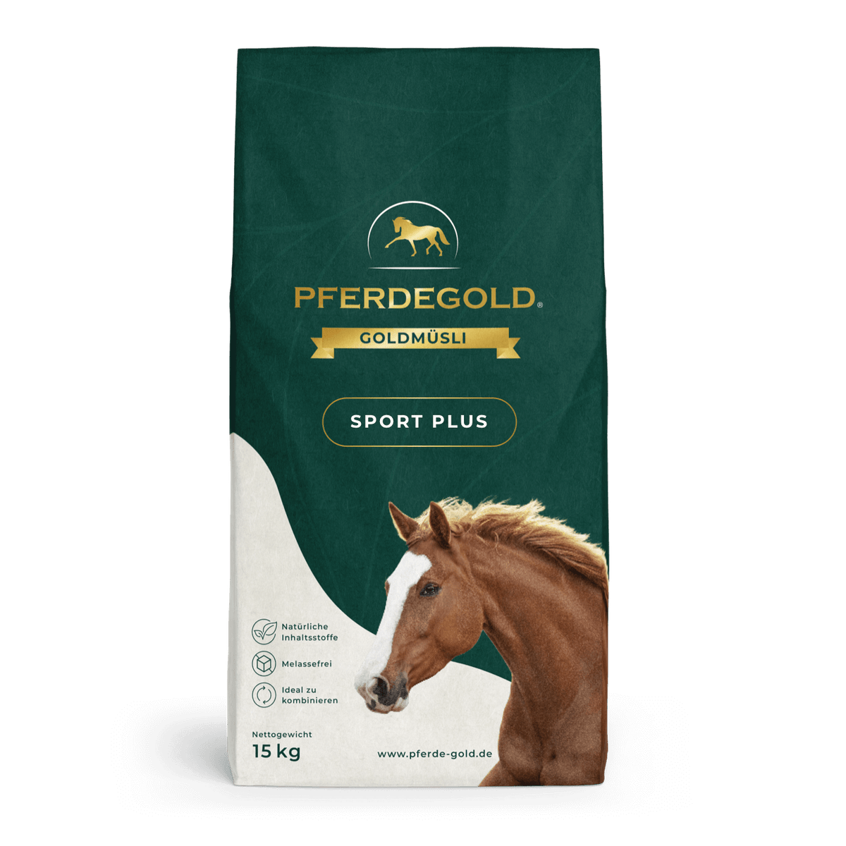 Pferdegold® Goldmüsli® Sport Plus – Oat-Based Competition Horse Feed