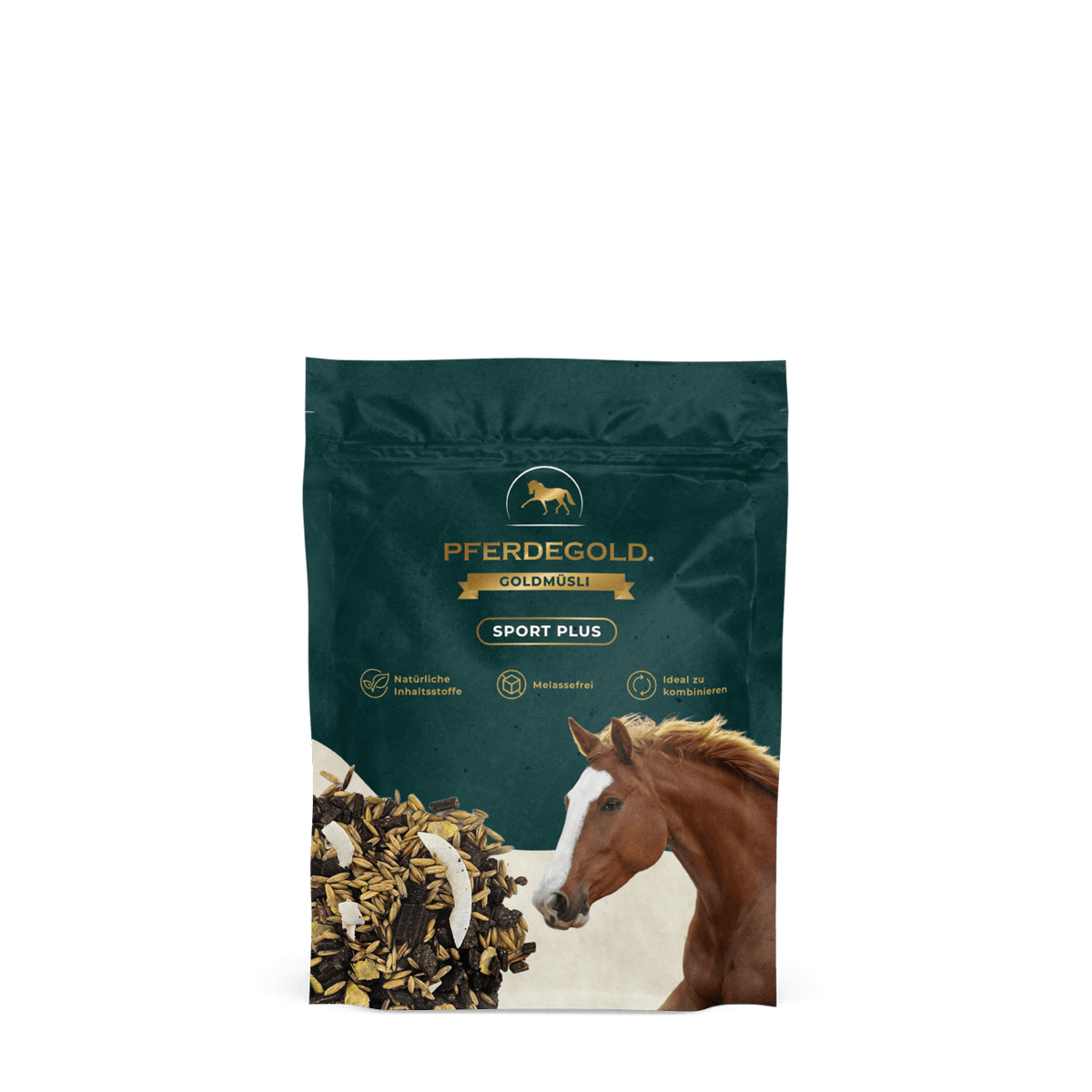 Pferdegold® Goldmüsli® Sport Plus – Oat-Based Competition Horse Feed