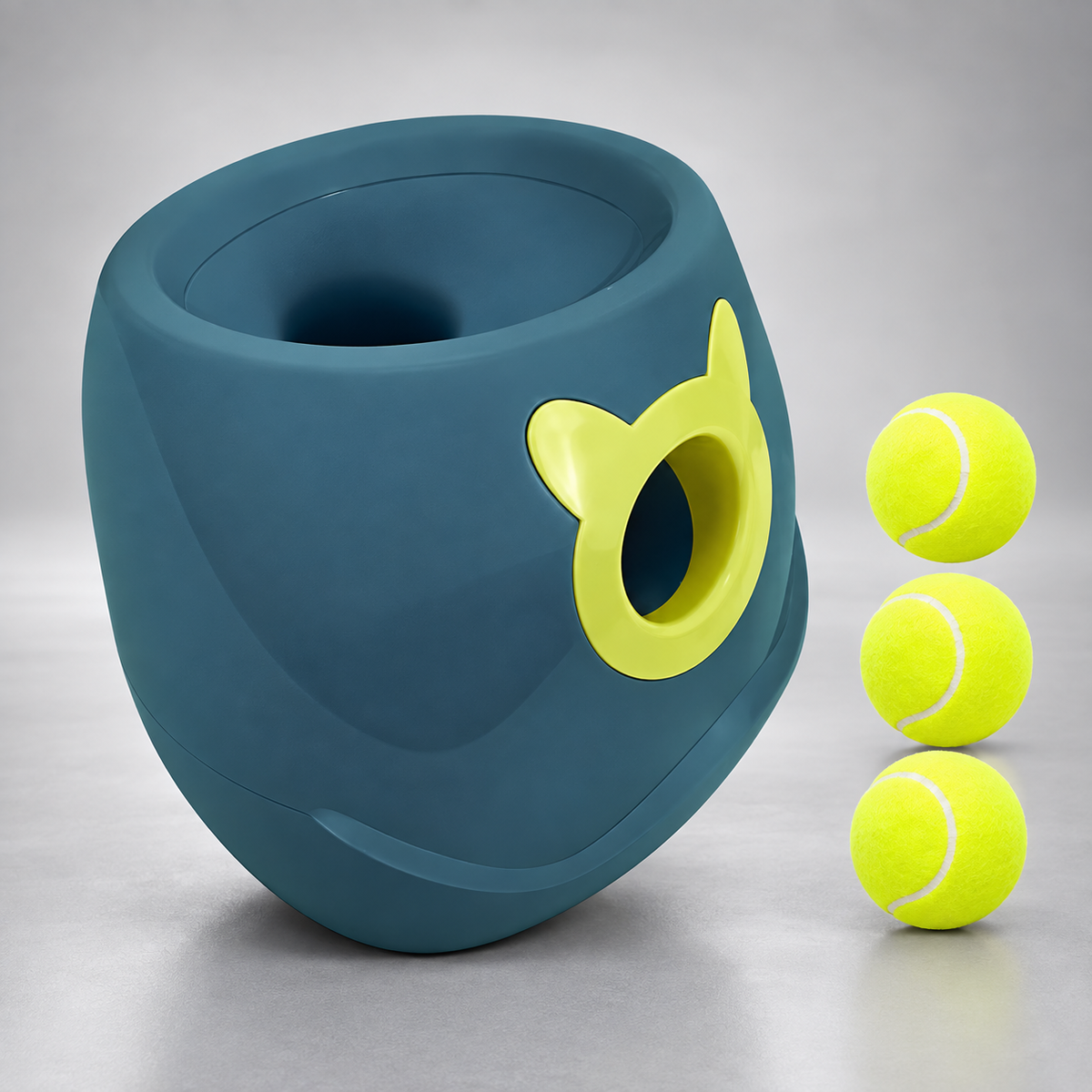 Happy Balls Dog Ball Launcher – Ball Thrower for Dogs, Remote/Manual
