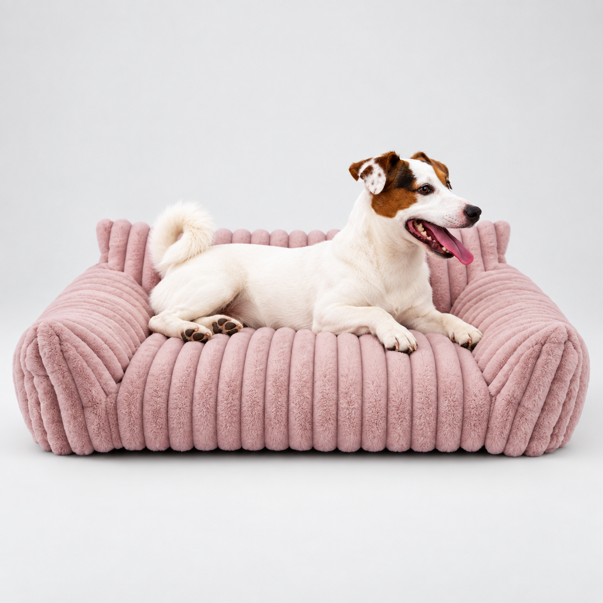 Snoozy Dream Washable Dog Bed – Fluffy Dog Bed with Raised Edge, S–L