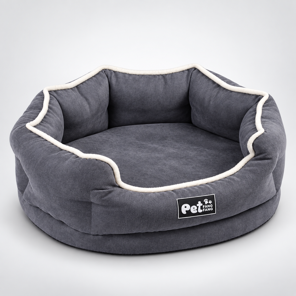 LuxeNest Dog Sofa Bed with Raised Edge – Dogs & Cats, Washable Cover