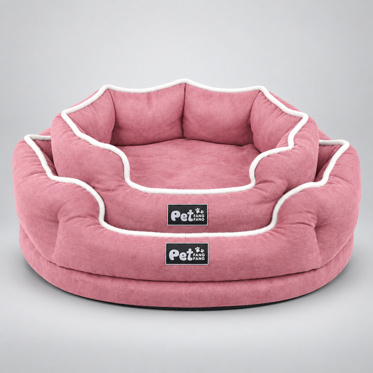 LuxeNest Dog Sofa Bed with Raised Edge – Dogs & Cats, Washable Cover