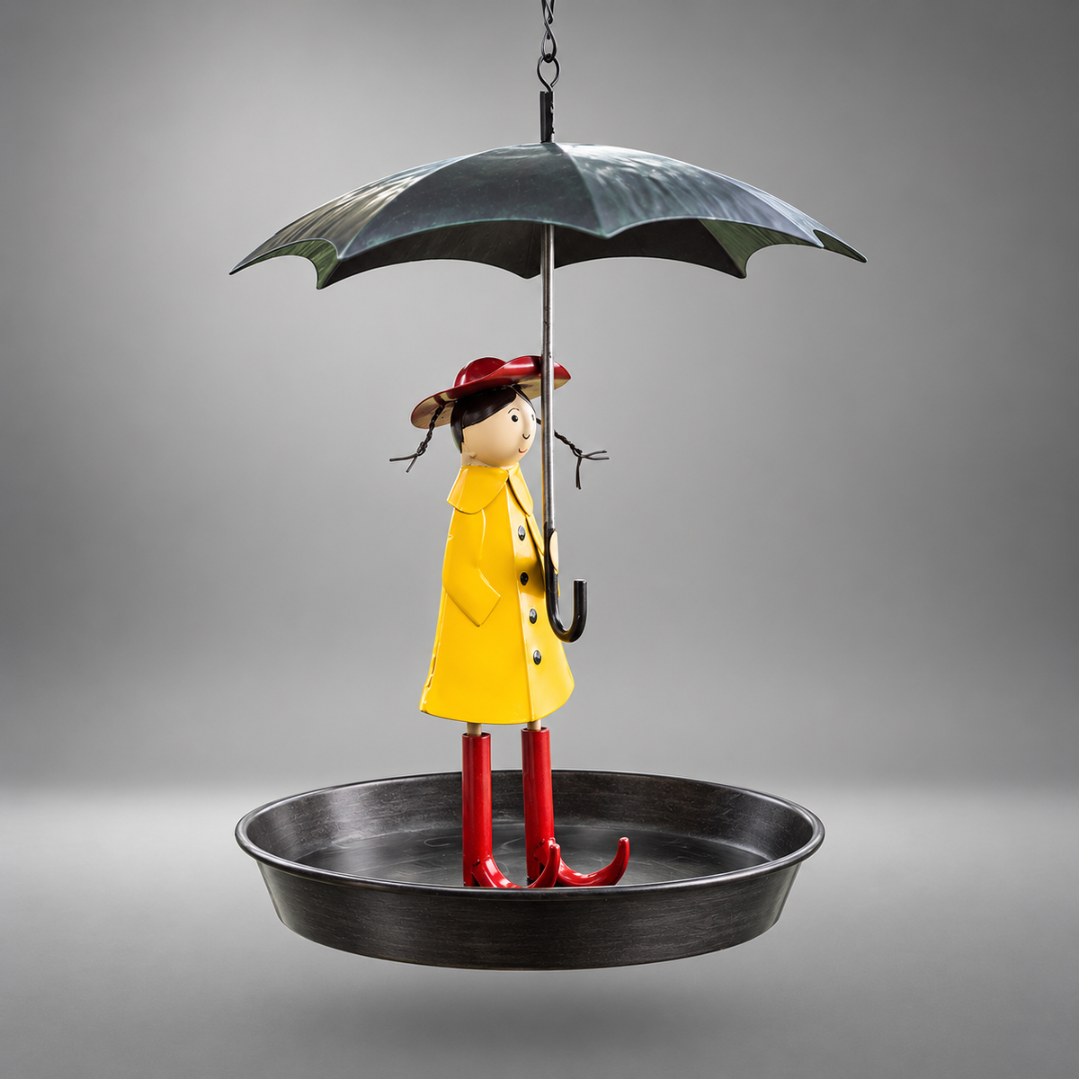 Hanging Bird Feeder, Umbrella Design – Bird Feeder Tray for Wild Birds