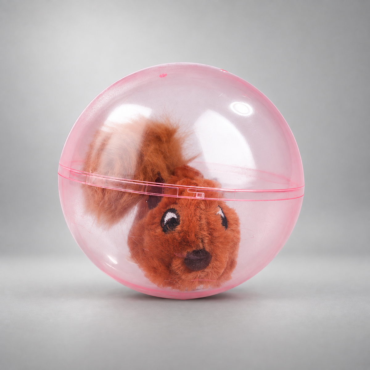 Interactive Cat Toy Ball – Self-Rolling Ball, Plush Mouse or Rabbit