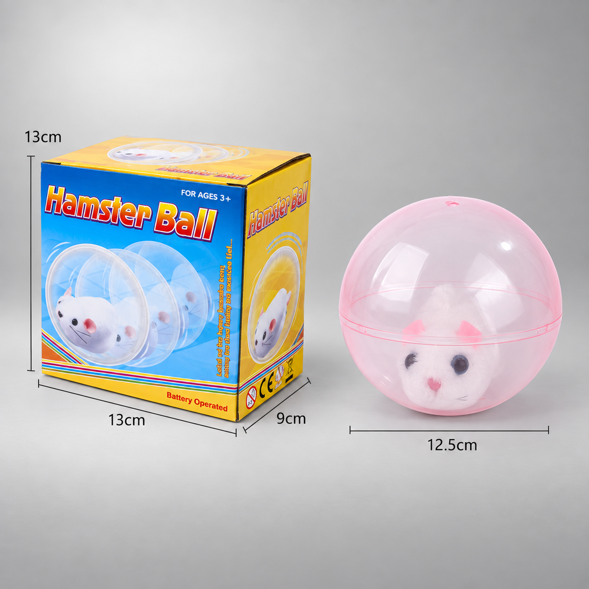 Interactive Cat Toy Ball – Self-Rolling Ball, Plush Mouse or Rabbit
