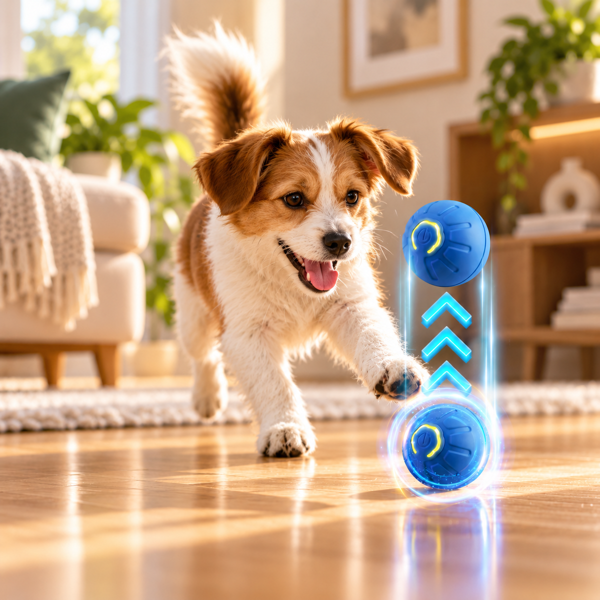 Interactive Dog Ball & Interactive Cat Ball – Self-Moving Ball, 42 mm