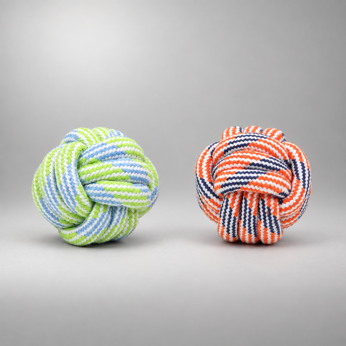 Cotton Rope Ball Dog Toy, 5 cm – Small Rope Toy for Dogs & Cats
