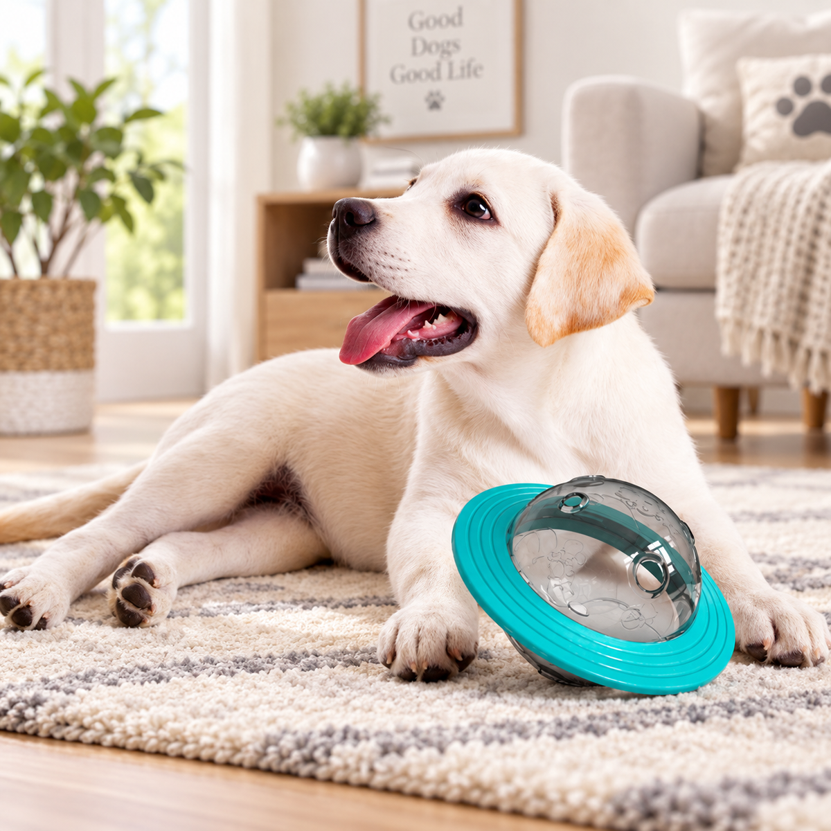 Dog Treat Ball – Treat Dispensing Ball for Dogs, Puzzle & Slow Feeder
