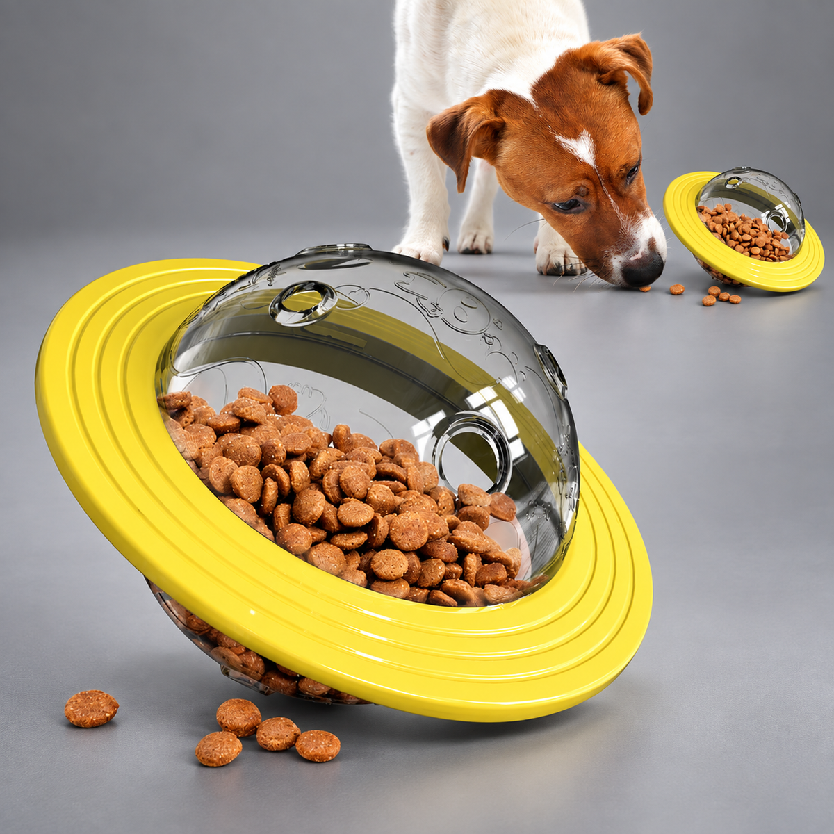 Dog Treat Ball – Treat Dispensing Ball for Dogs, Puzzle & Slow Feeder