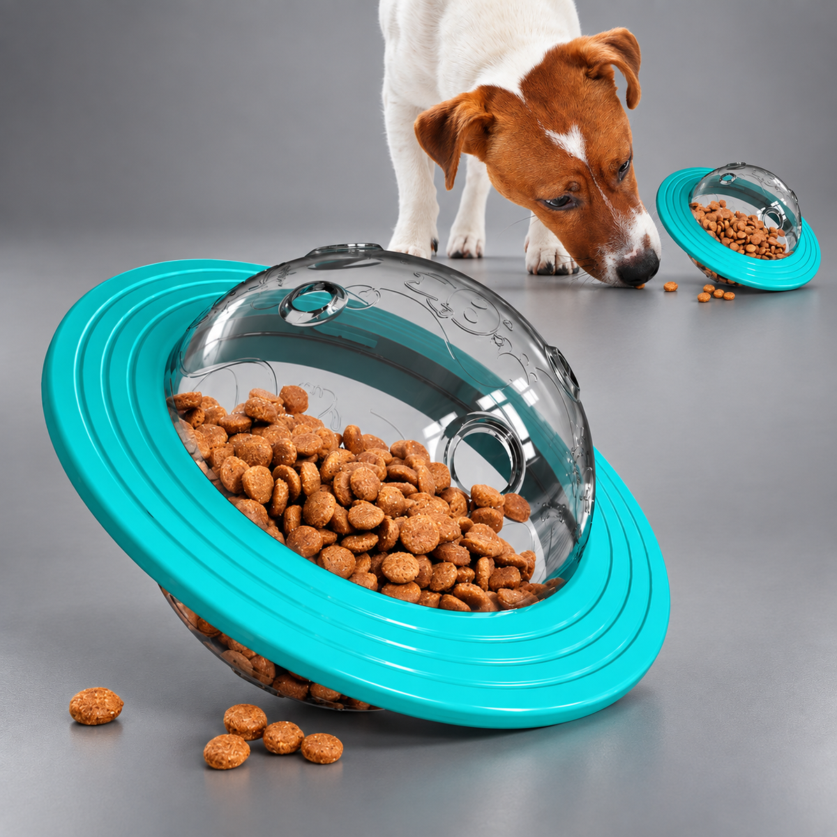 Dog Treat Ball – Treat Dispensing Ball for Dogs, Puzzle & Slow Feeder