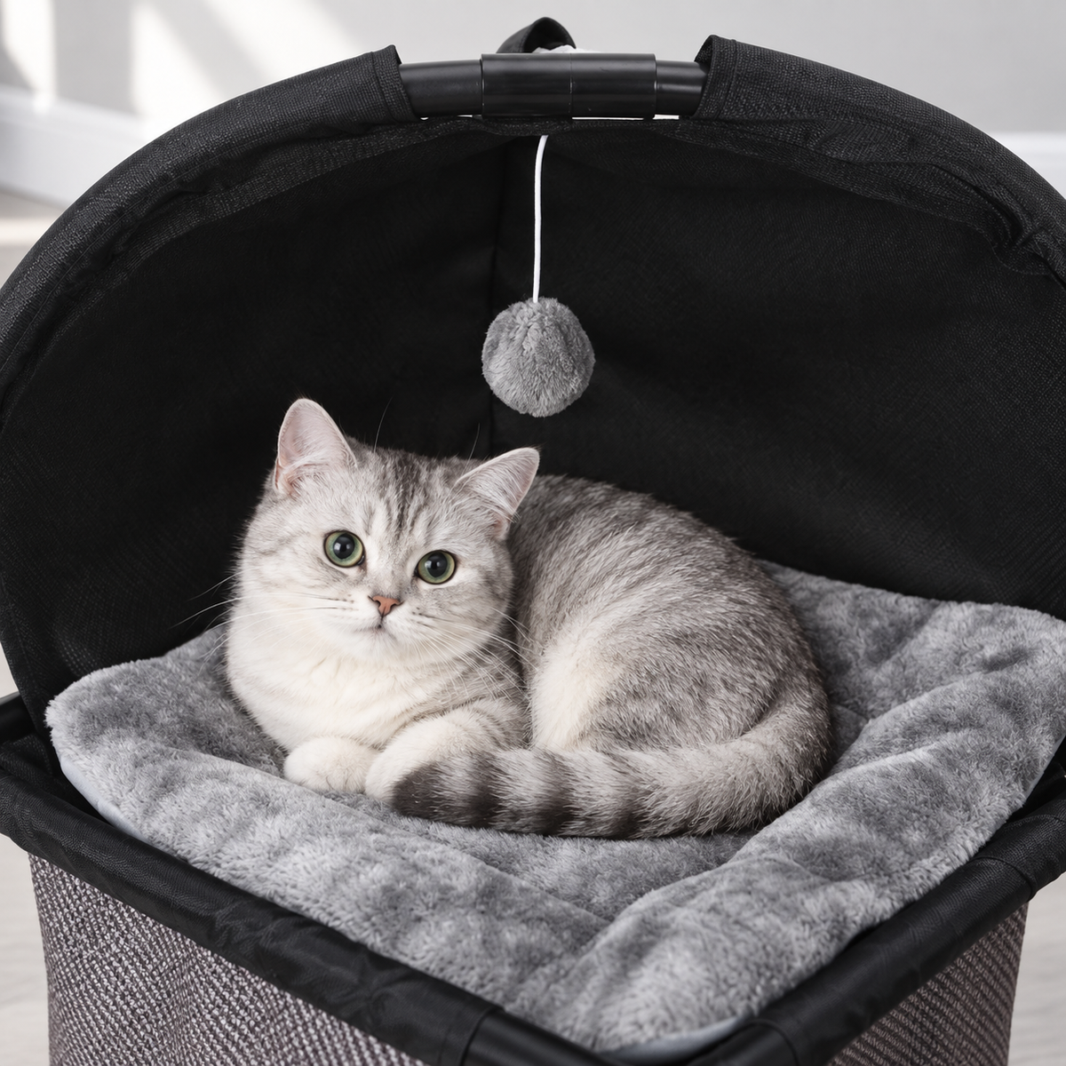 Cat Tree with Bed – Cat Tower with Bed, Hammock, Cave & Sisal Posts