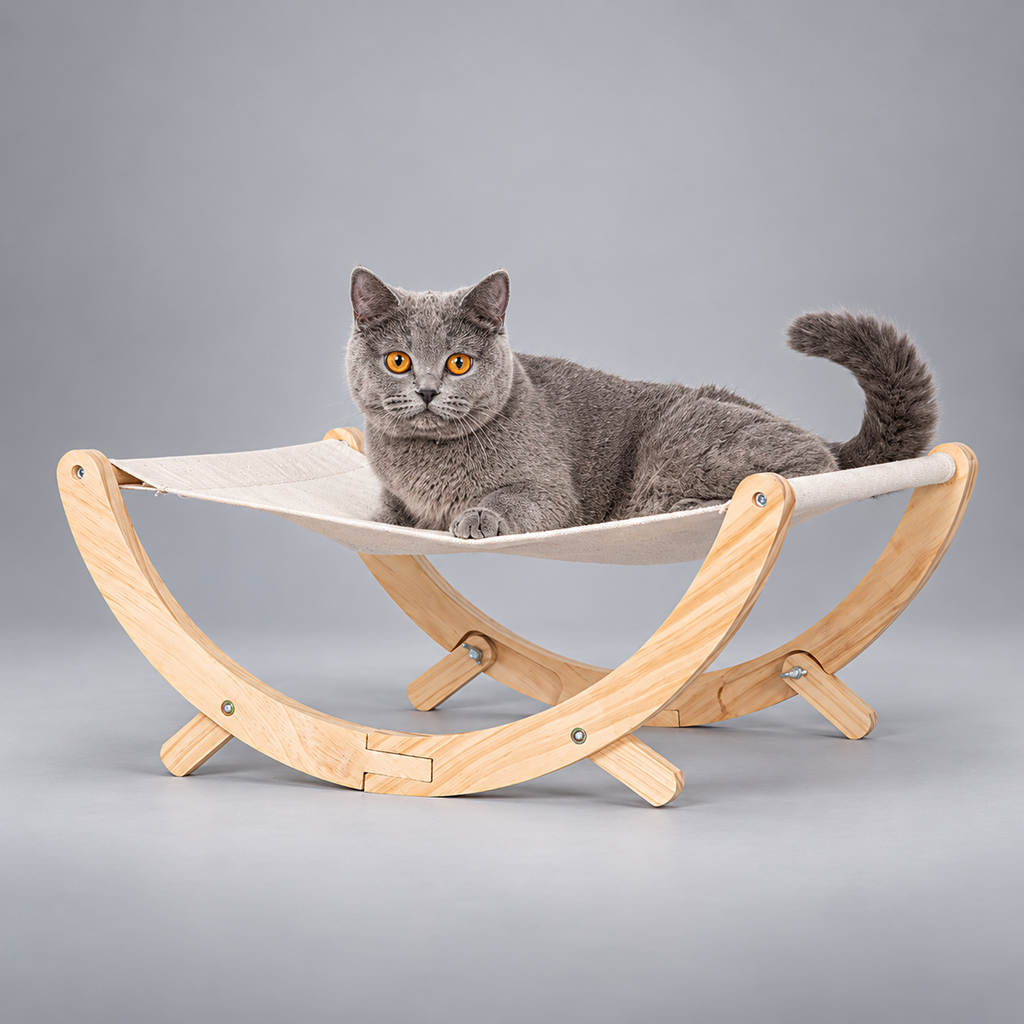 Cat Sofa & Cat Scratching Bed – Plush or Canvas Lounger, Small Dogs