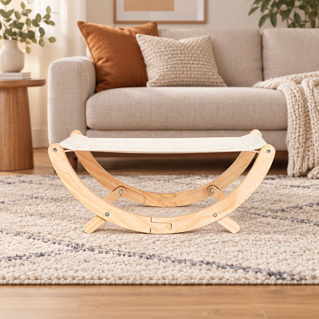 Cat Sofa & Cat Scratching Bed – Plush or Canvas Lounger, Small Dogs