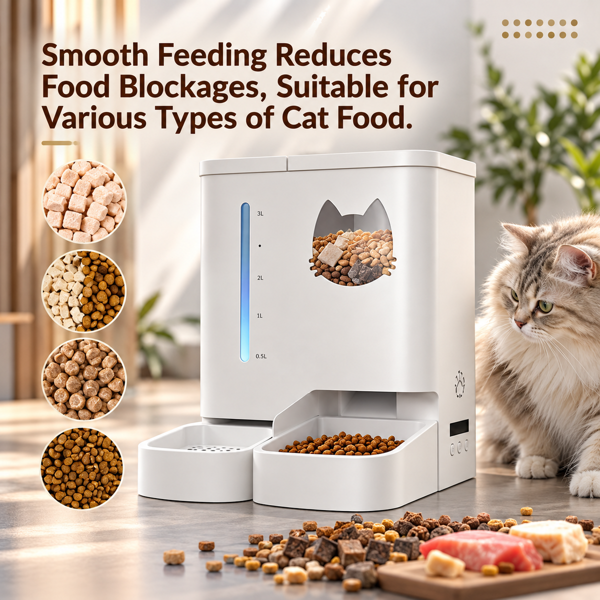 Automatic Cat Feeder & Water Dispenser – Automatic Dog Feeder with App