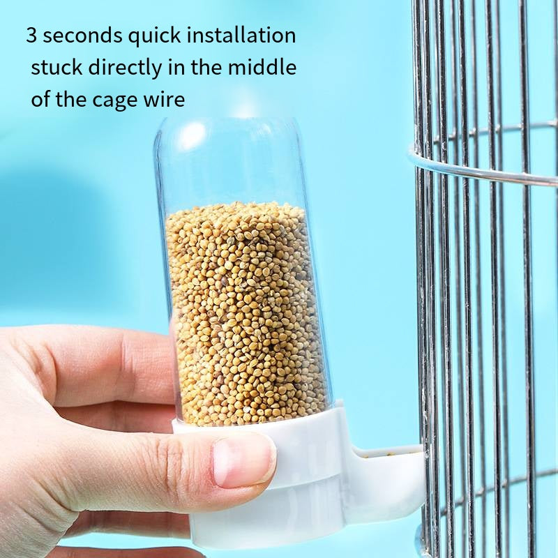 Bird Water Feeder for Cage – Bird Water Dispenser & Seed Feeder, 90 ml